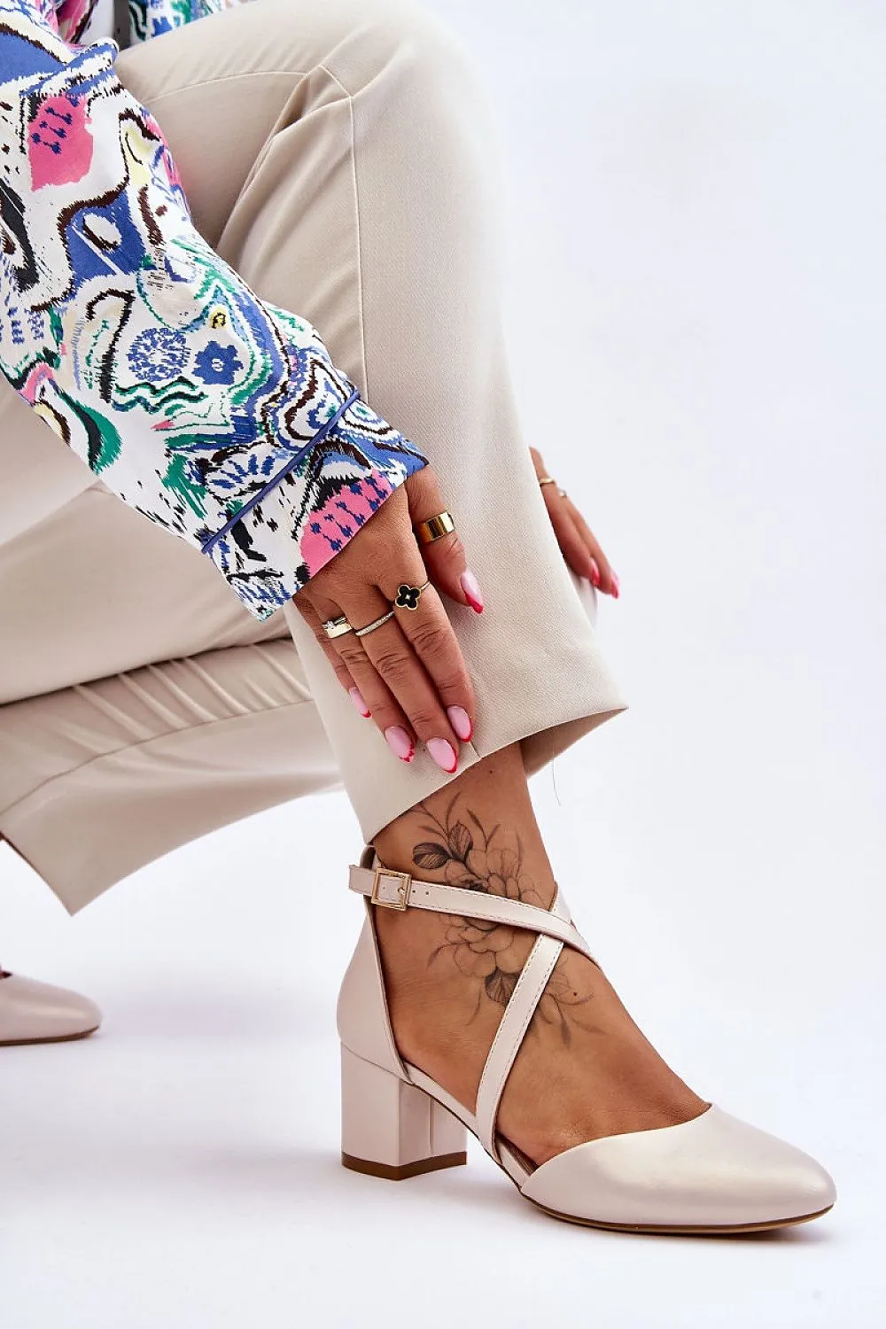 Block heel pumps High Heel Shoes Sexy