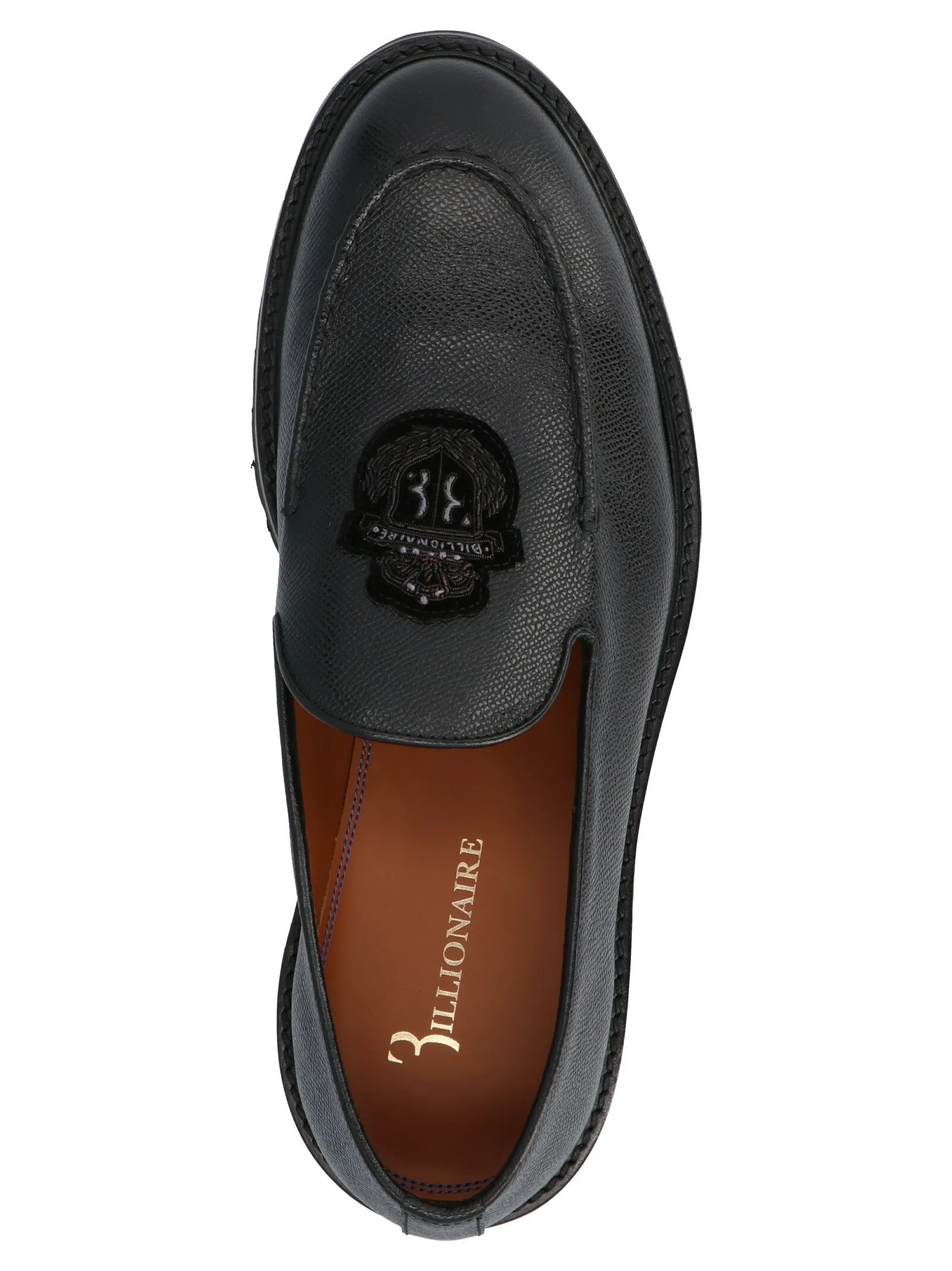 Billionaire Crest Embellished Loafers Top Rated Loafers
