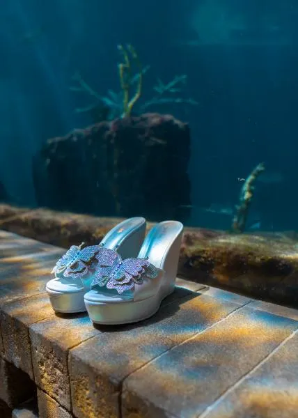 Sparkl - Butterfly Princess Platforms - Pink - Carbon Running Asics