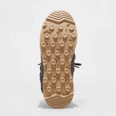 10 Wide Snow Boots New - All In Motion Women's Lace-Up Ankle Winter Boots Water-Repellent