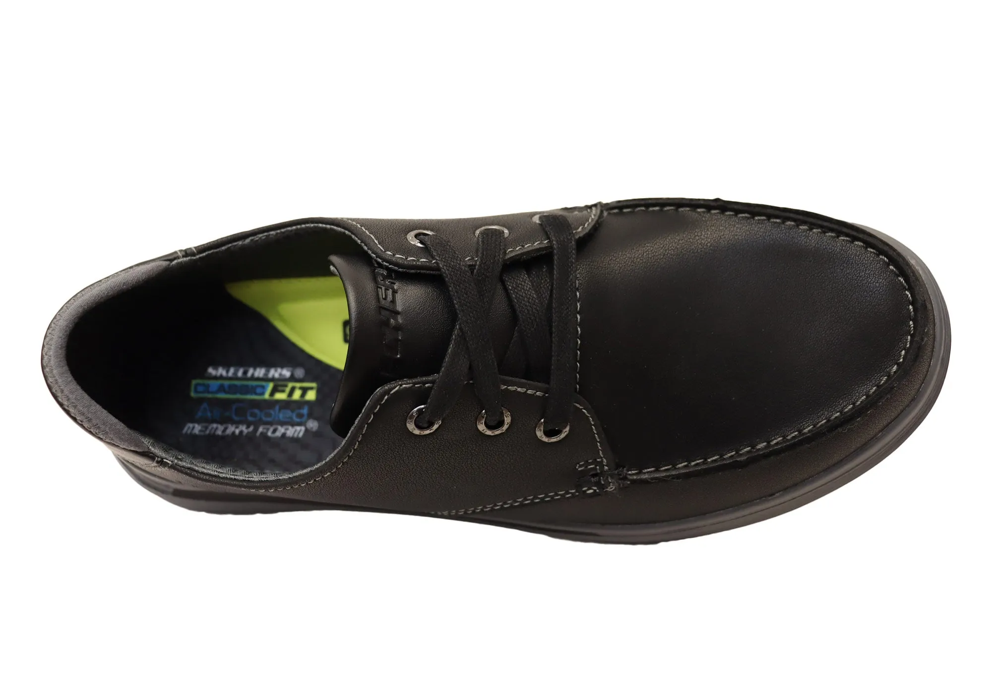 Adidas Hiking Shoe Skechers Mens Proven Valargo Comfortable Leather Lace Up Shoes