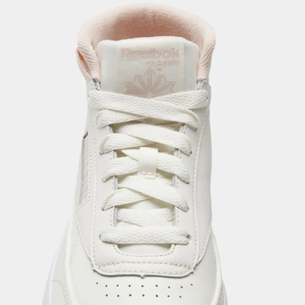 Reebok Footwear Women Club C Geo Mid Women's Shoes CHALK/CHALK/POSSIBLY PNK Cheap Asics Shoes Online Australia