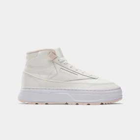 Asics Tennis Shoes All Court Reebok Footwear Women Club C Geo Mid Women's Shoes CHALK/CHALK/POSSIBLY PNK