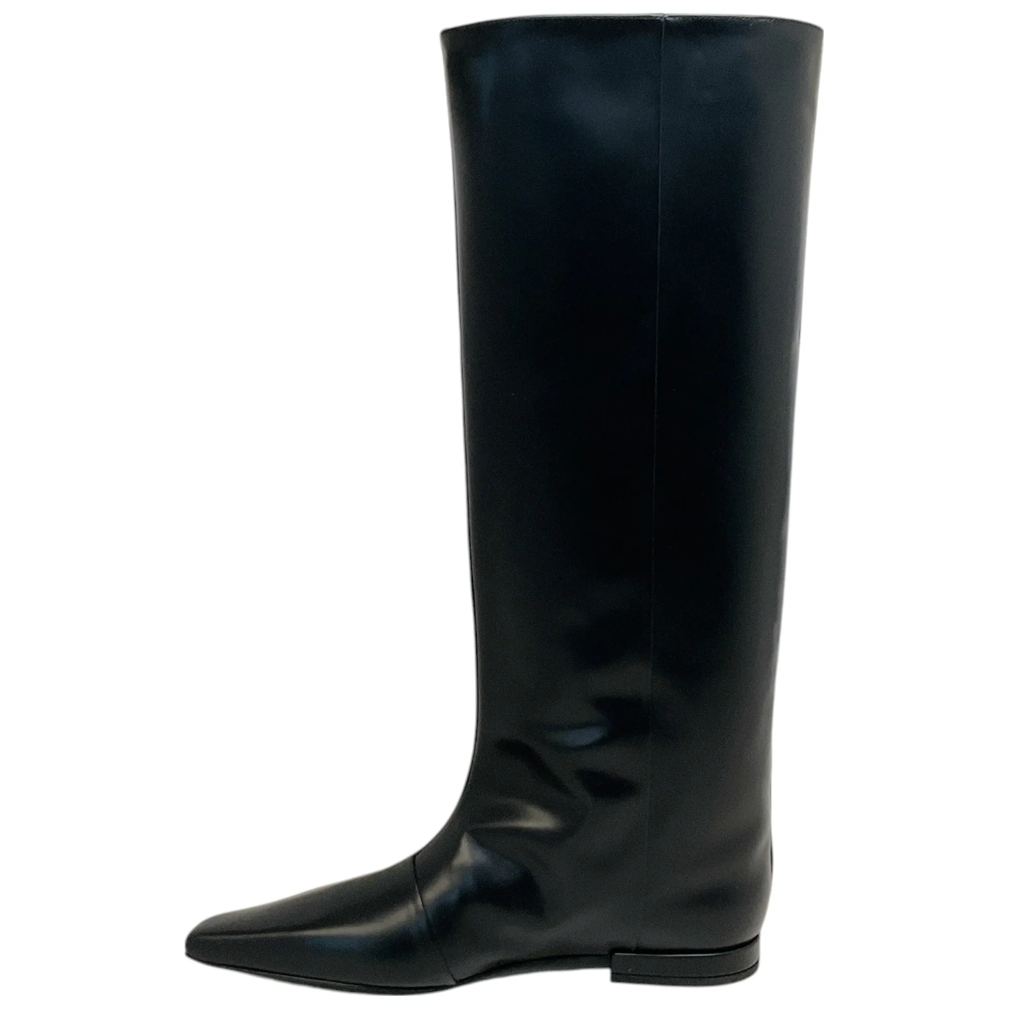 Adidas Recent Shoes Loulou Studio Black Leather Lirone Boots