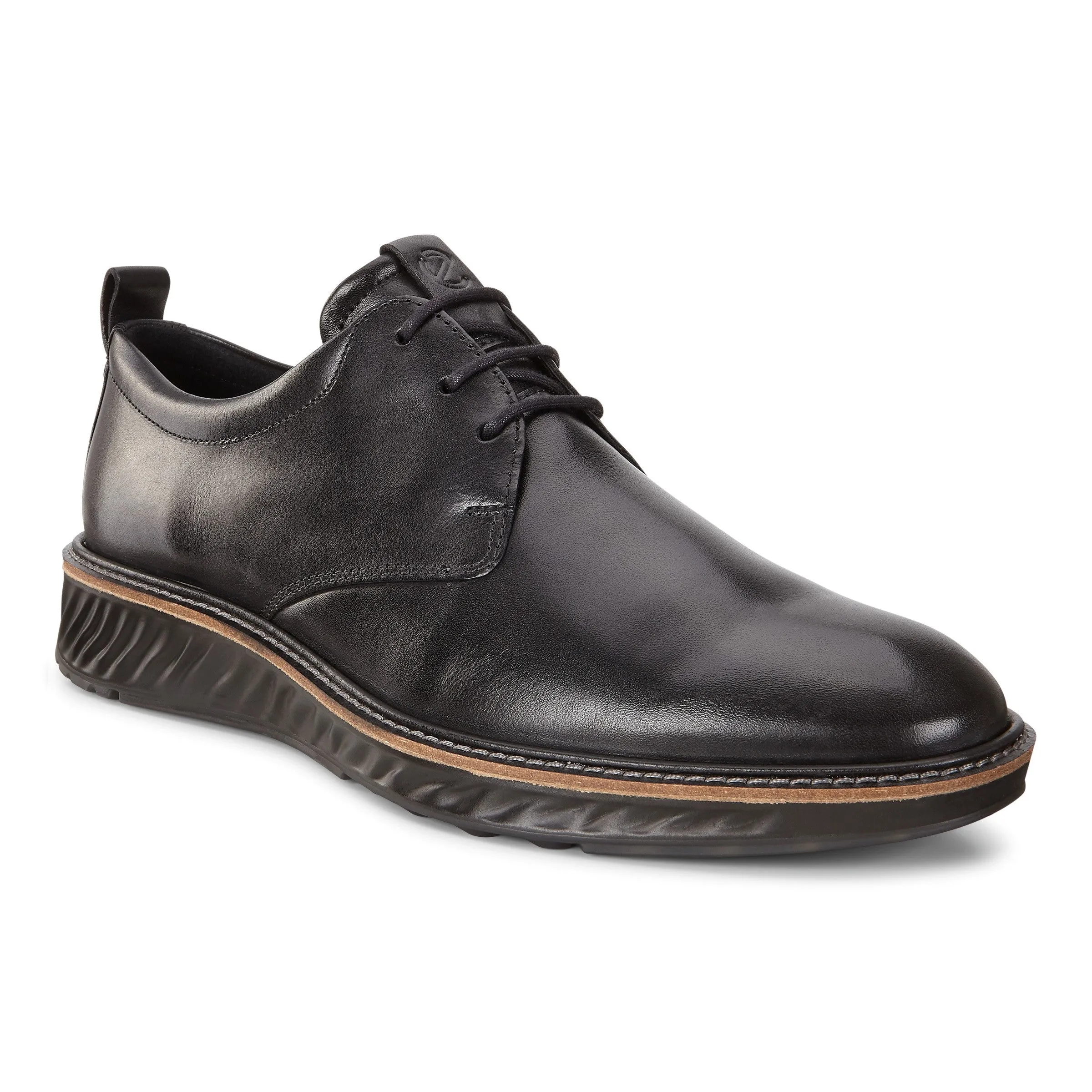 St.1 - Plaintoe Black Leather - Men's Adidas Tube Shoes