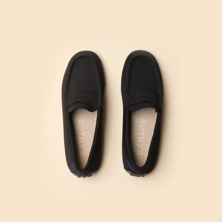 Rothy  - The Driver Loafers - Black Asics Gel-cumulus 26 Running Shoes