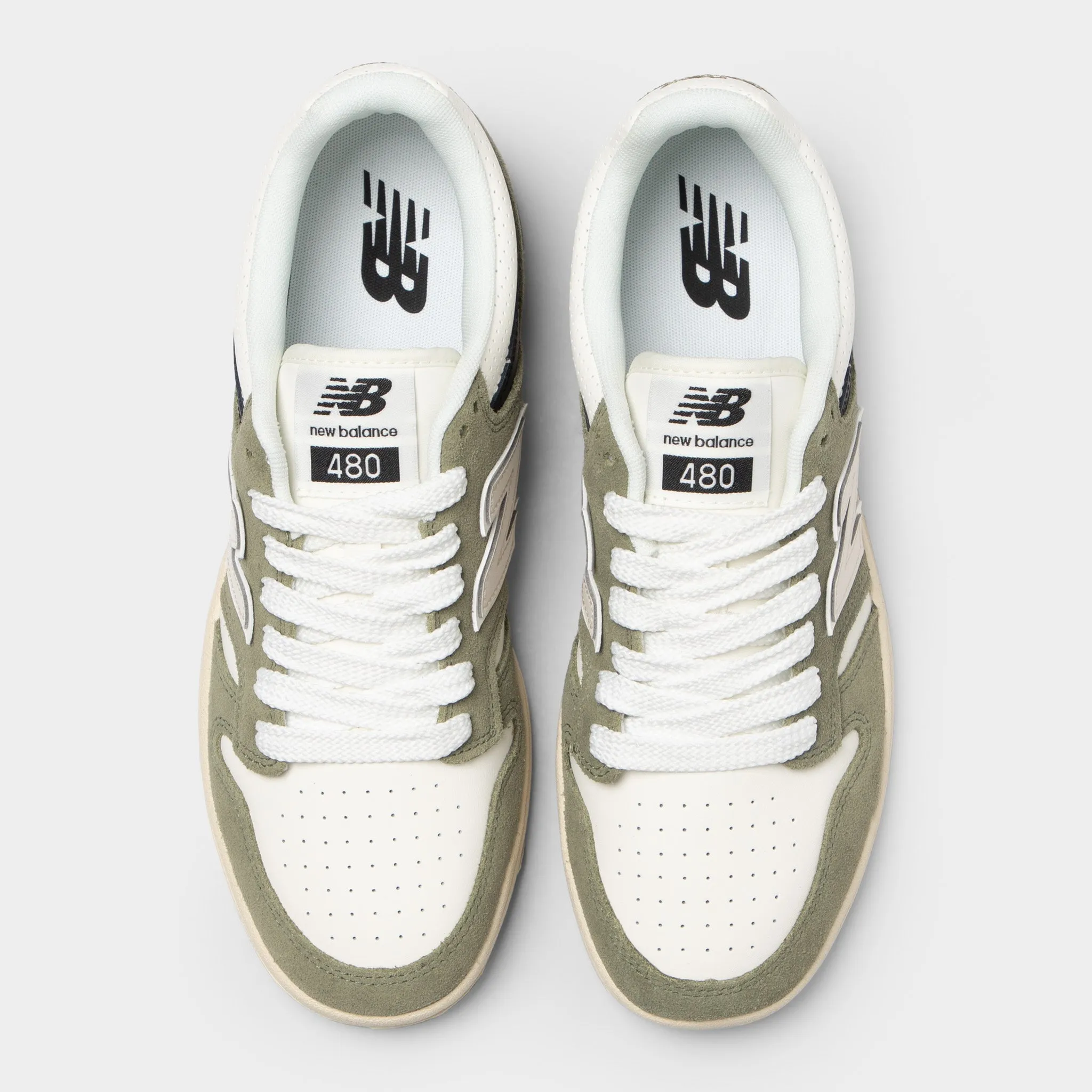 New Balance 480 Dark Oliveine / Sea Salt New Balance Sea Salt With Moonbeam And Turtledove