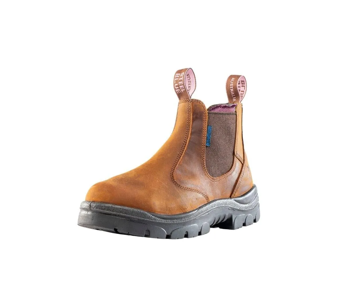 Steel Toe Work Boot Steel Blue Hobart Ladies Work Boot - Steel Toe