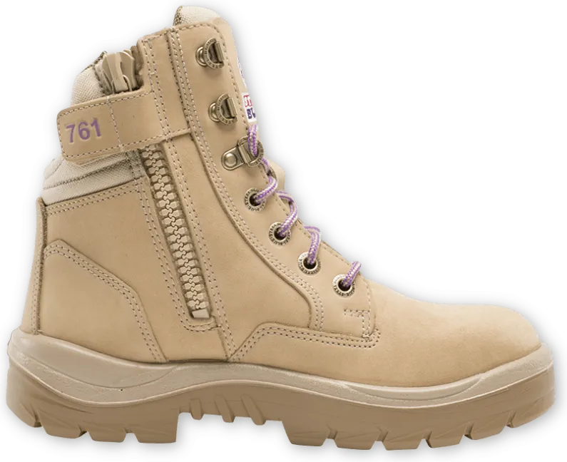 Composite Toe Work Boots Review Steel Blue - Southern Cross Zip Ladies - Sand 592761