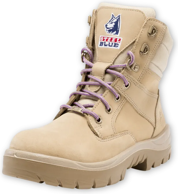 Steel Blue - Southern Cross Zip Ladies - Sand 592761 Cooling Work Boots