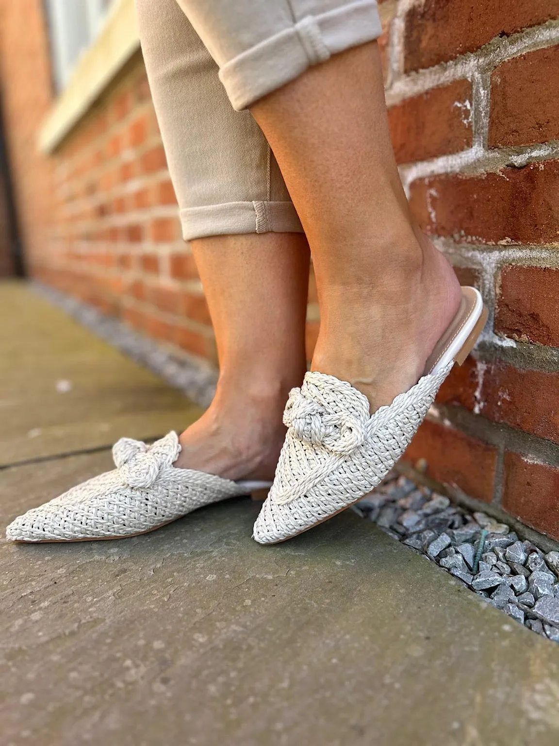 Finish Line Asics Shoes Stone Pointed Toe Slip On Shoes