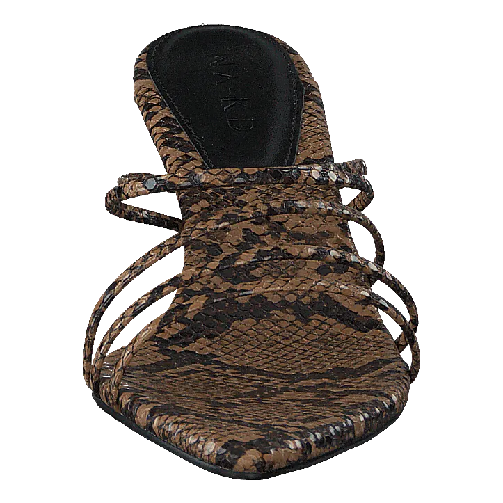 Discontinued Slippers Strappy Pointy Sandals Snake