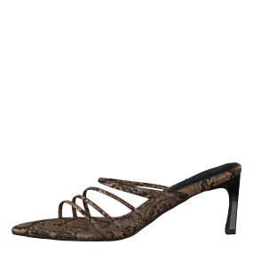 Strappy Pointy Sandals Snake Brand Name Slippers