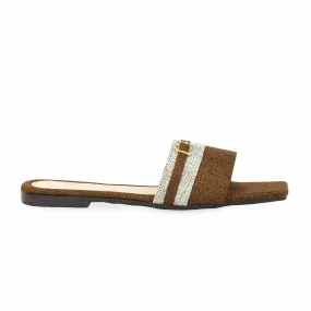 Swords & Slippers Brown Casual Slipper CL1954