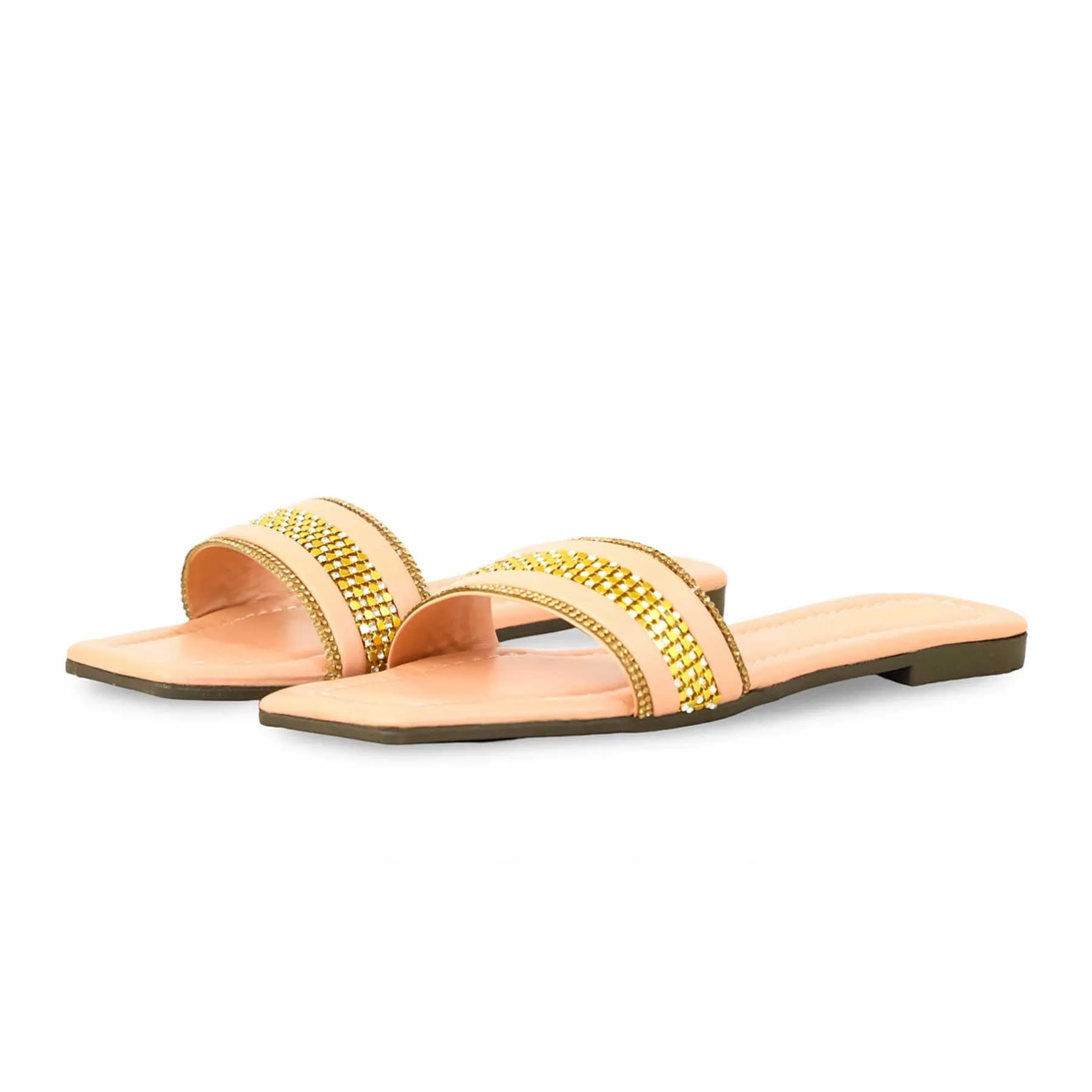 Weezie Slippers Peach Casual Slipper CL1905