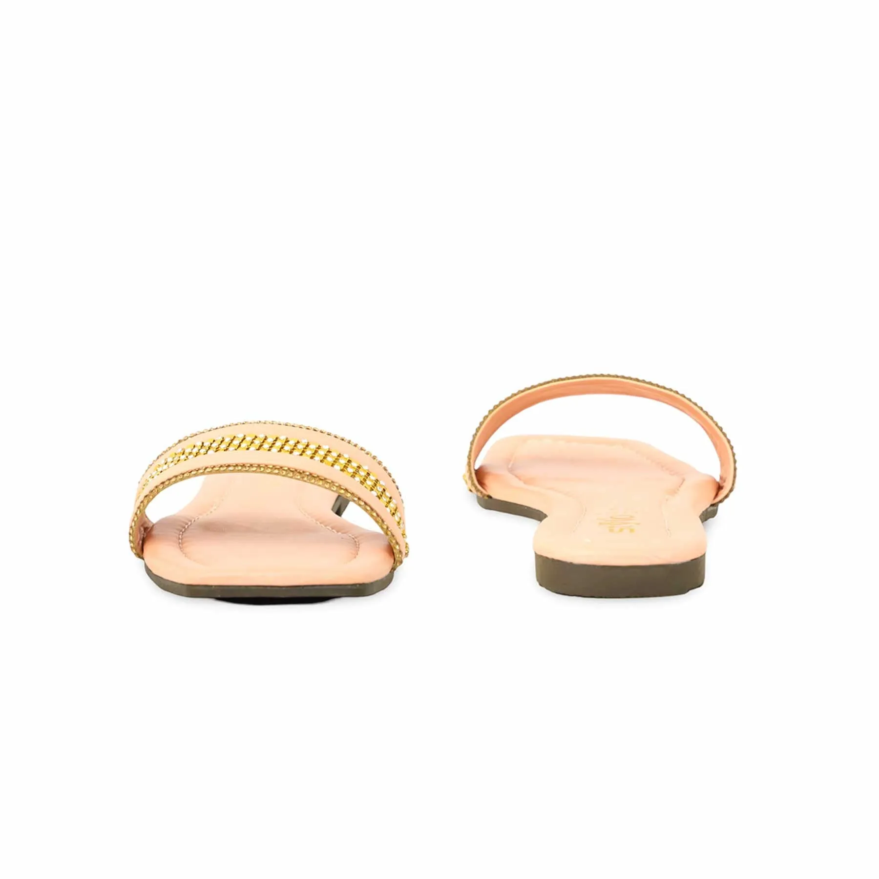 Yorkie Slippers Peach Casual Slipper CL1905