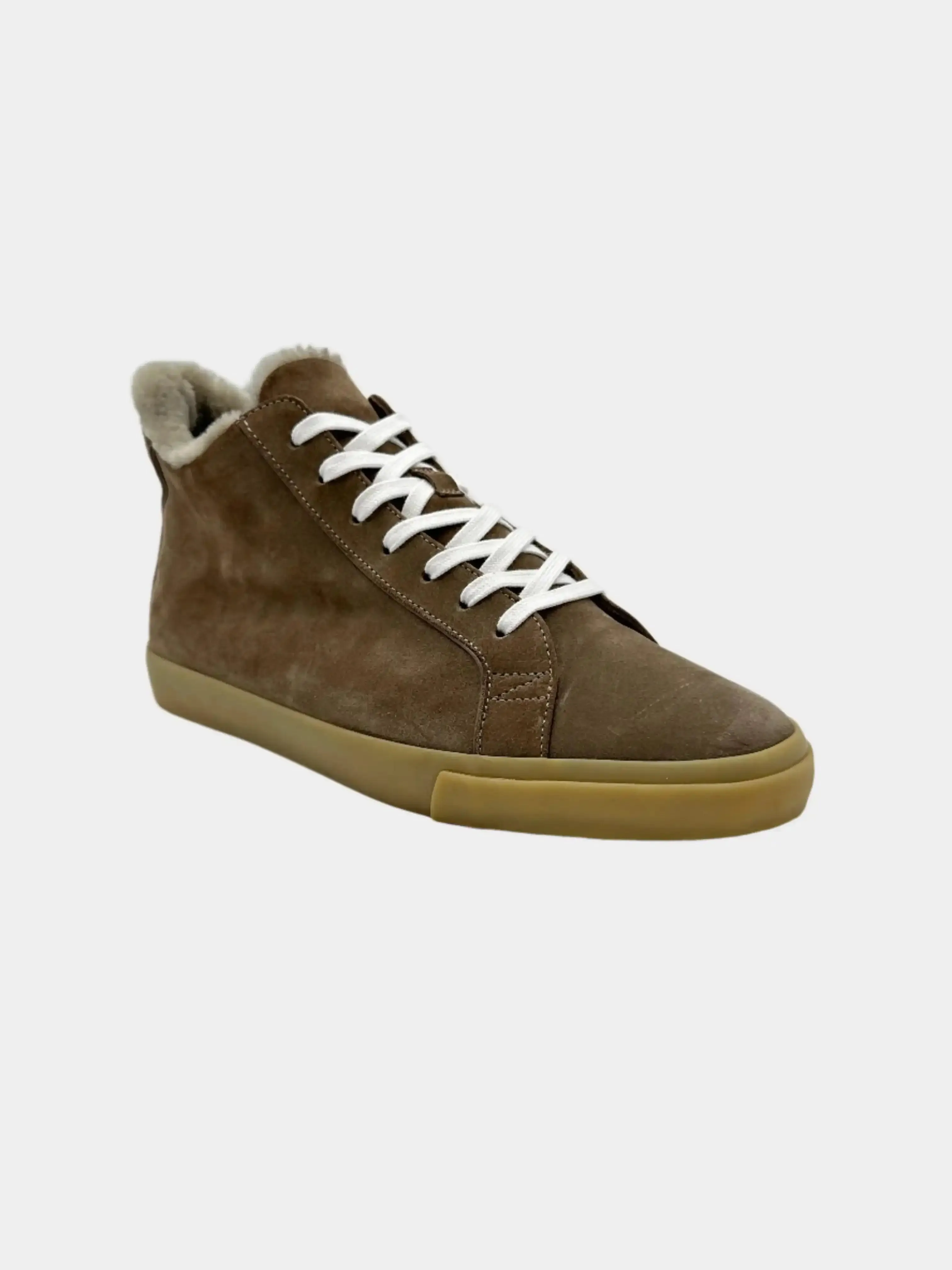 Brown Boots Knee High Suede Mid Sneakers