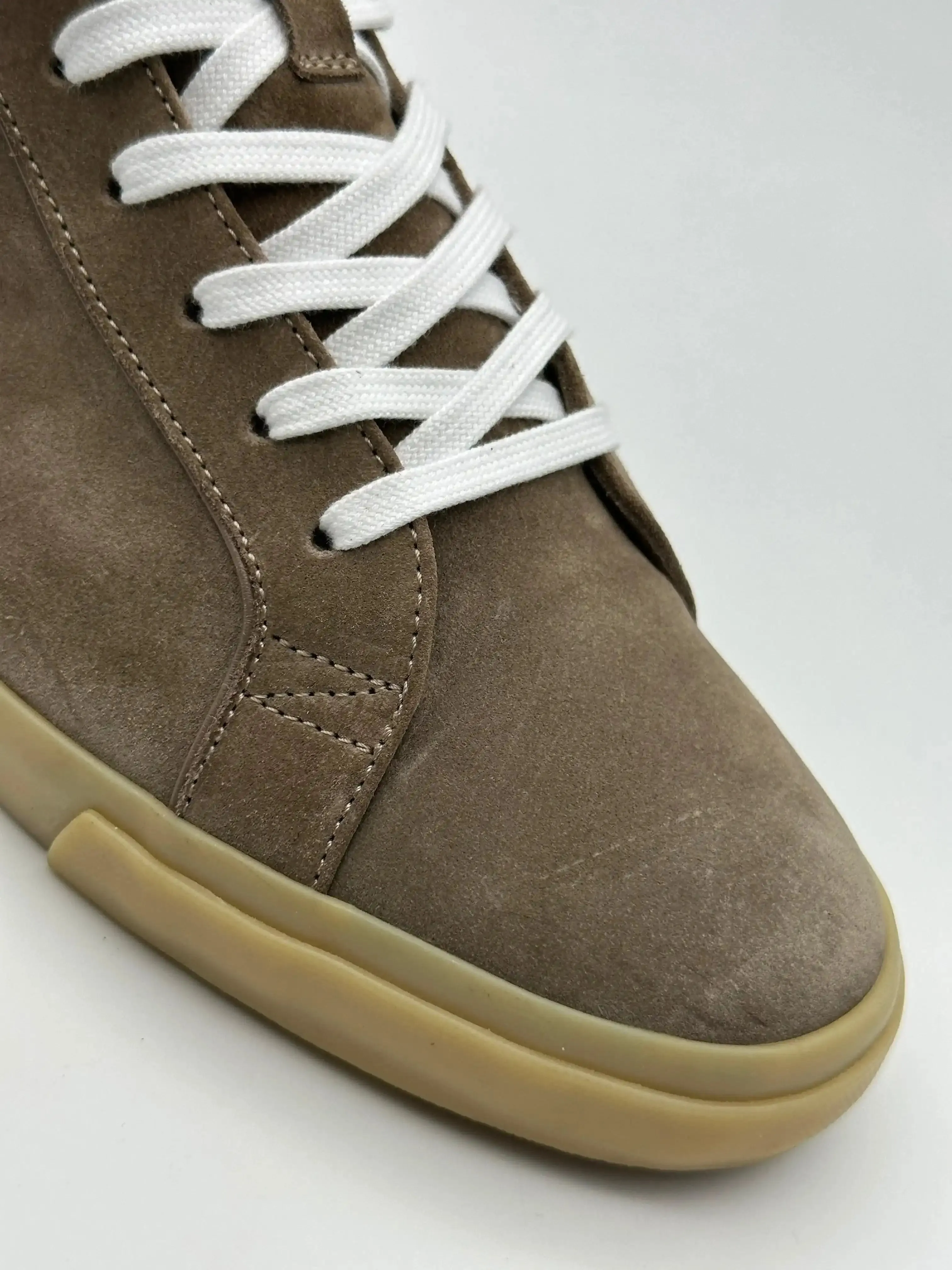 Suede Mid Sneakers Brown Hiking Boots