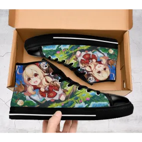 Asics Gt-1000 4 Running Shoe Genshin Impact shoes Klee Impact Shoes High Top Sneakers for Kids and Adults