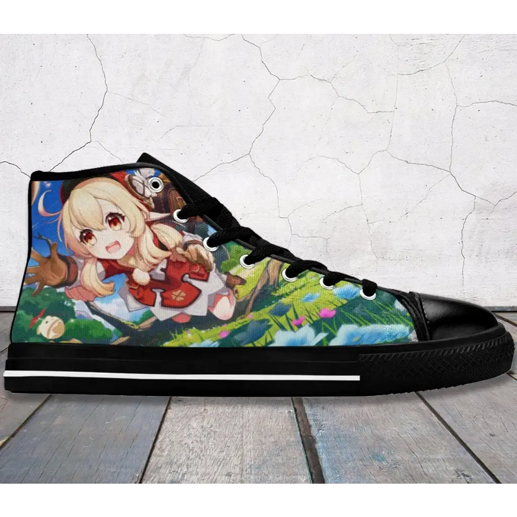 Genshin Impact shoes Klee Impact Shoes High Top Sneakers for Kids and Adults Asics Gel Sonoma 3 Running Shoes