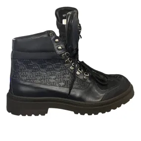 Mauri- 3271/Embossed/Wonder of U Blue Adidas Wrestling Shoes