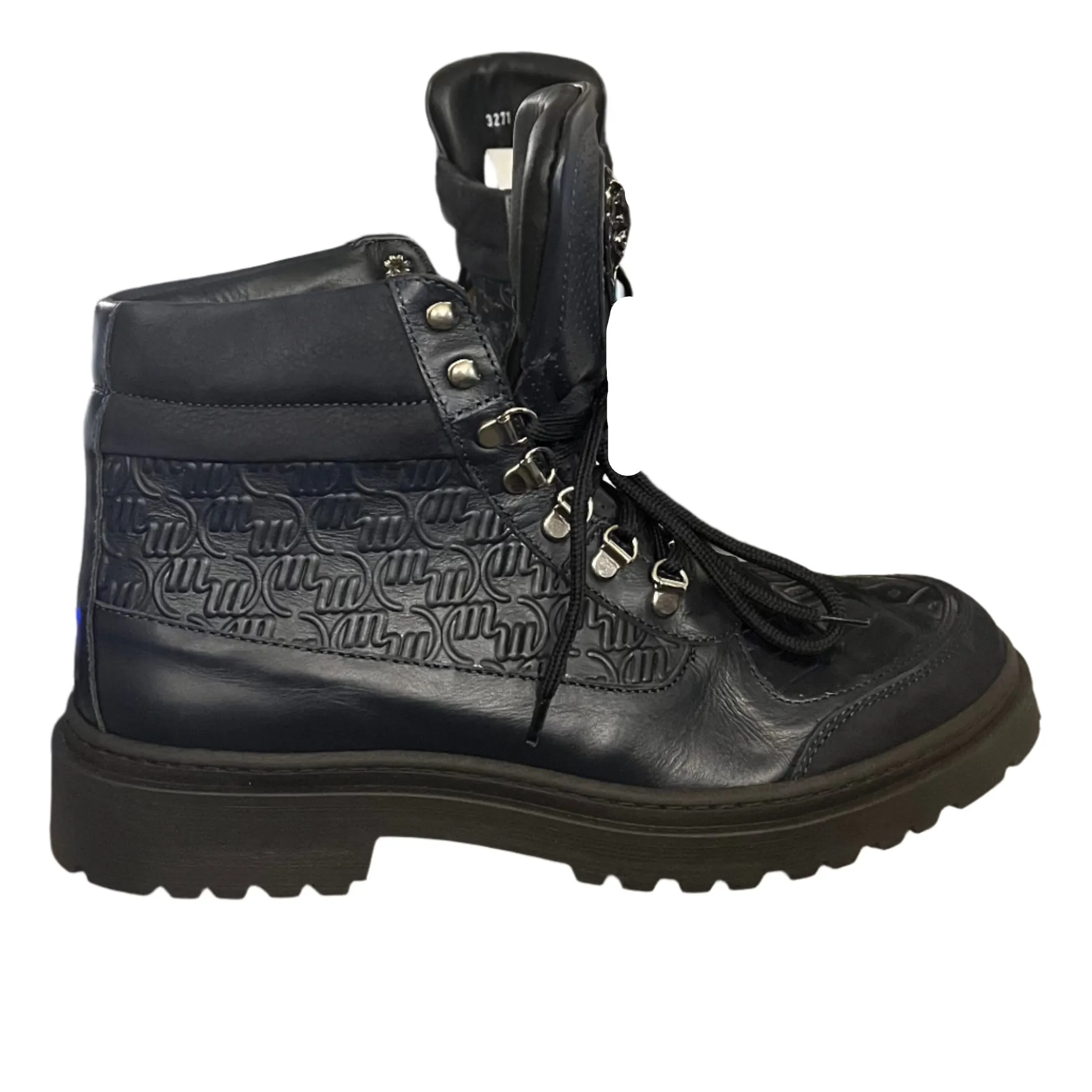 Adidas Indoor Soccer Shoes Laceless Mauri- 3271/Embossed/Wonder of U Blue