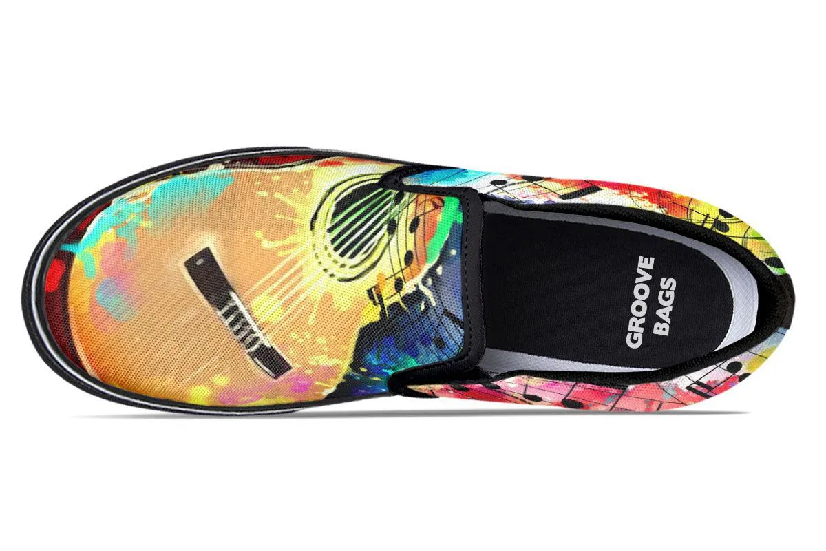 Asics Shoes Shop Artistic Guitar Shoes Slip-On Shoes