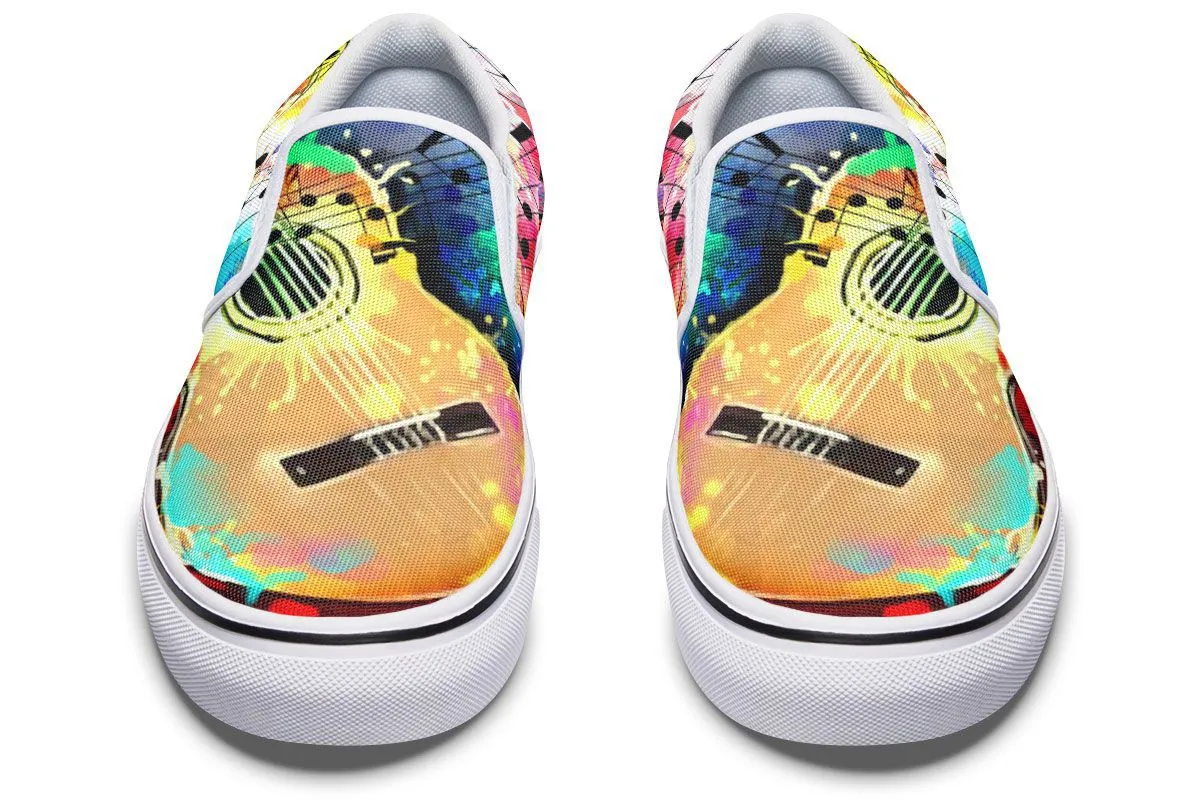 Artistic Guitar Shoes Slip-On Shoes Best Asics Shoes For Daily Wear