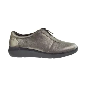 Clarks Kayleigh Sail Loafer (Wide) Women's Shoes Metallic Asics Running Shoes Gt 1000