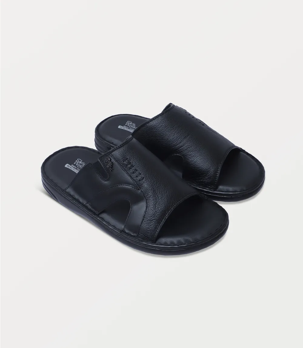 Falcon Ridge Slippers BM6865-BLACK-Men Slipper