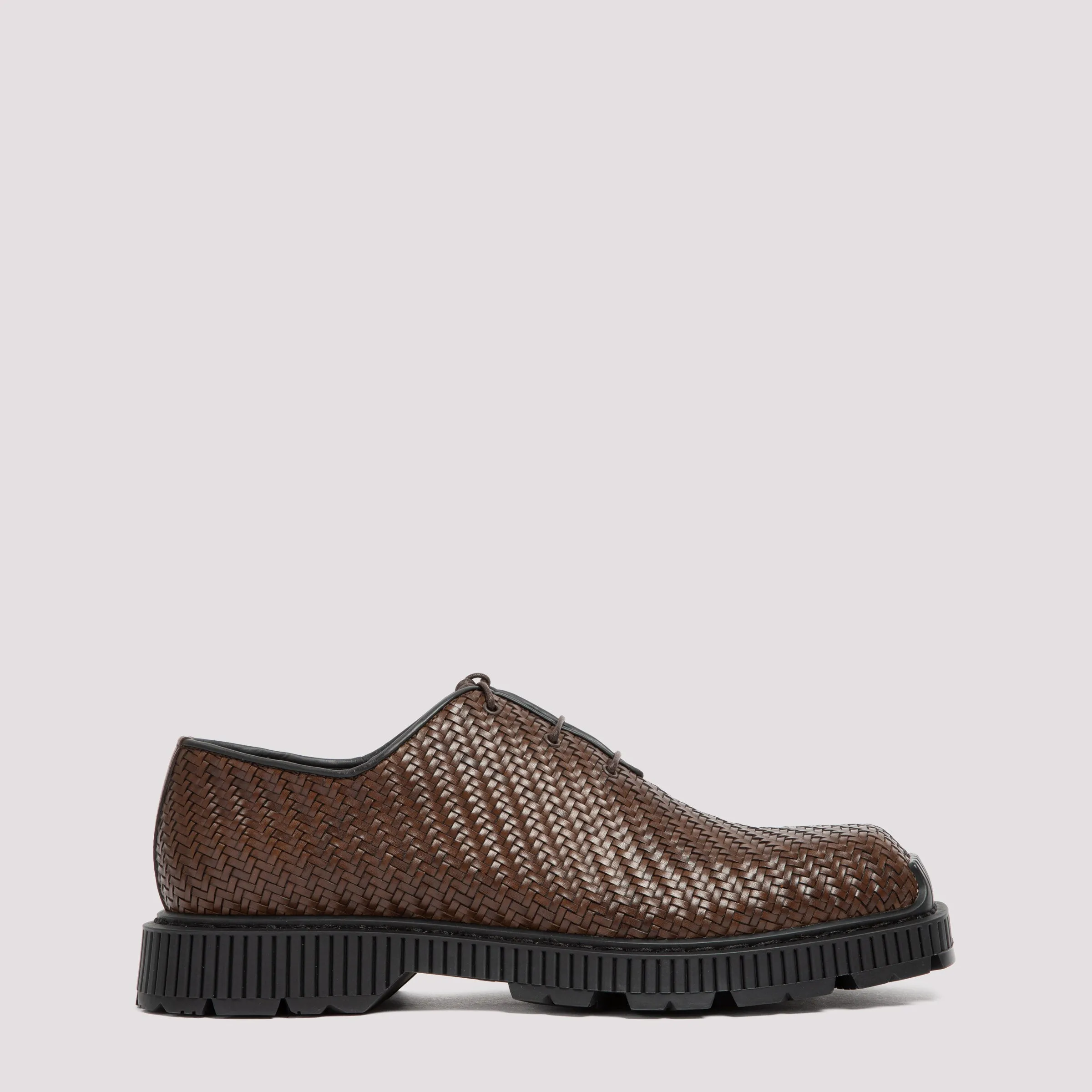 All Saints Loafers Berluti Woven Effect Lace-Up Shoes