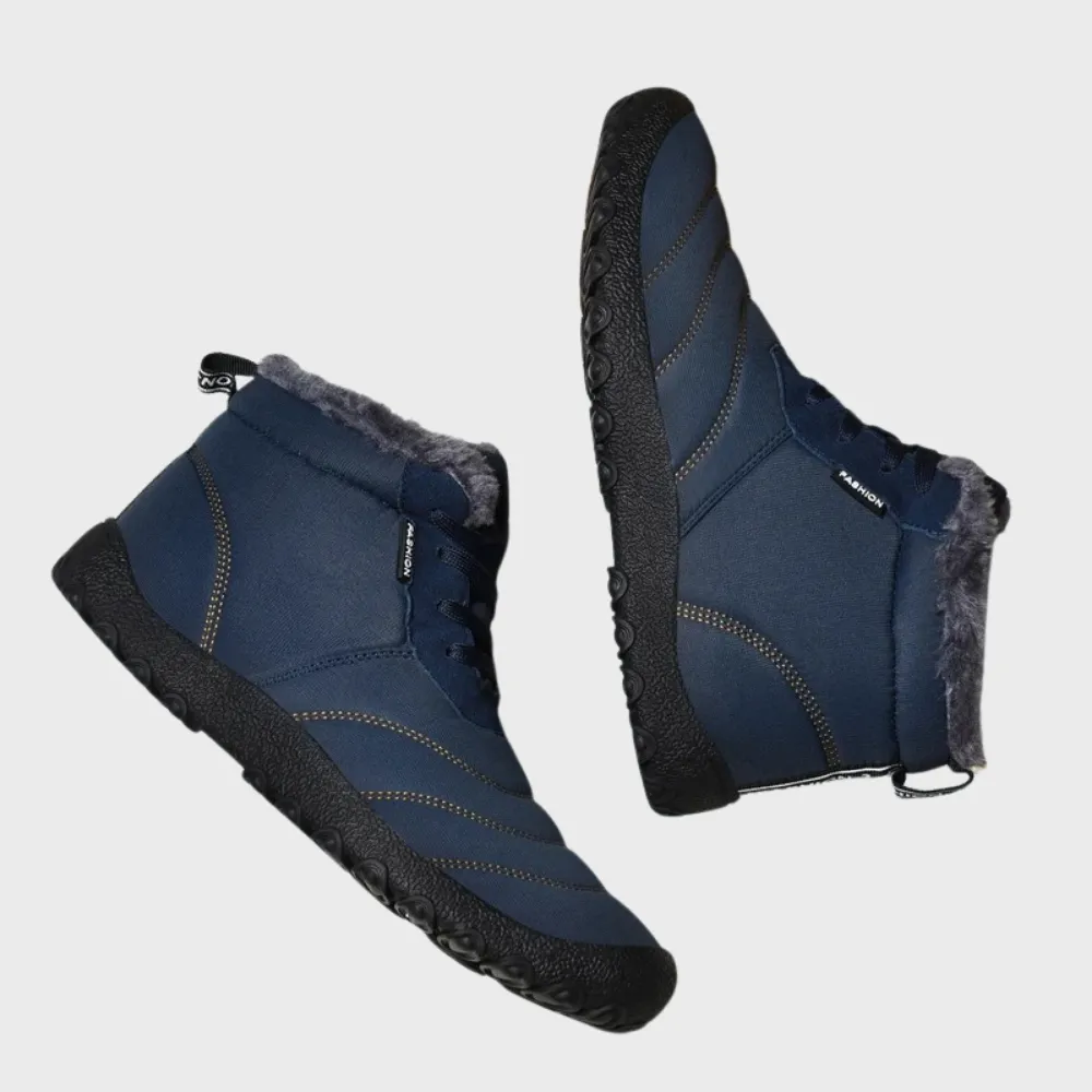 Brown Kitten Heel Boots Nohr - Comfortabele blotevoetsschoenen