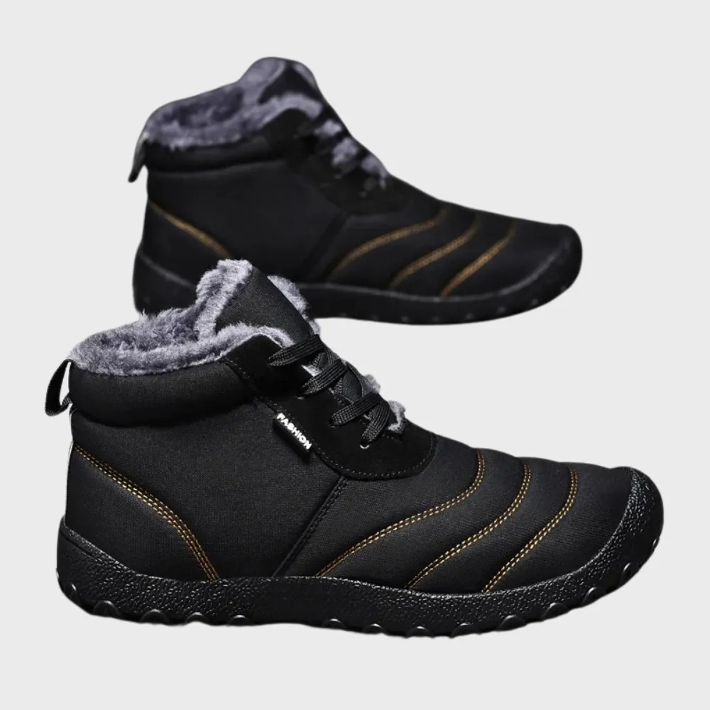 Nohr - Comfortabele blotevoetsschoenen Combat Leather Boots