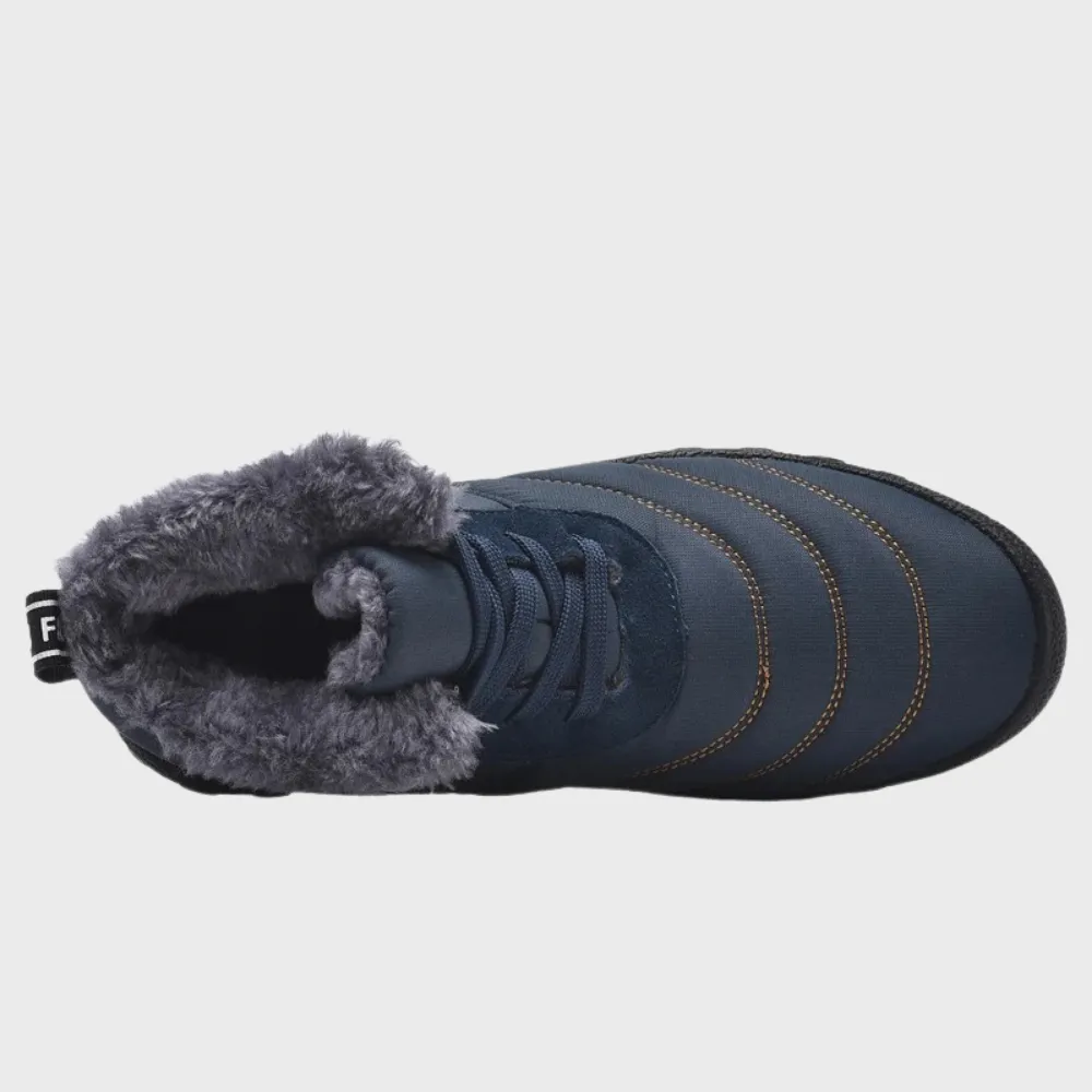 Nohr - Comfortabele blotevoetsschoenen Low Heel Leather Ankle Boots