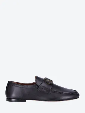 Vlogo signature leather loafers Dillards Loafers