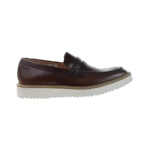 Clarks Ernest Free Men's Slip-On Loafers Dark Tan Leather Dress Loafers With Tassels
