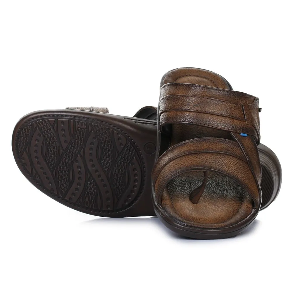 Foal Slippers Falling Off Coolers Casual (Brown) Slippers For Men 7153-601N By Liberty