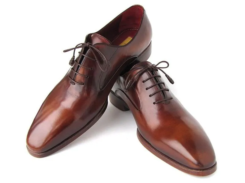 Paul Parkman Plain Toe Brown Calfskin Oxfords - 019-BRW Summer Dresses And Shoes