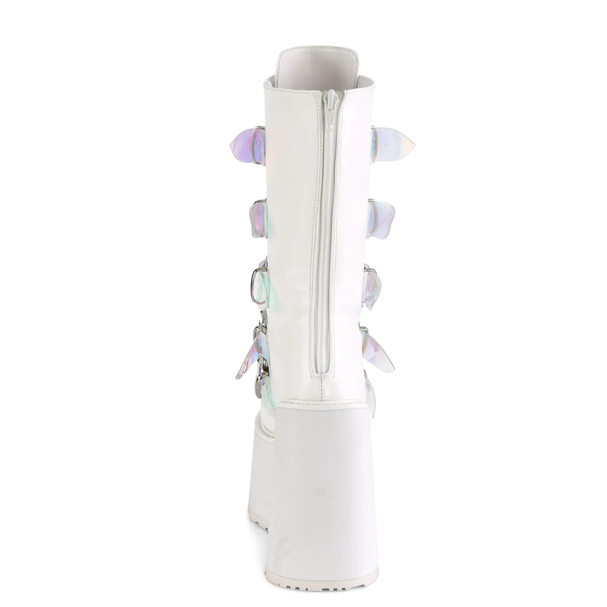 Adidas Golf Shoes Wide SWING-230 DemoniaCult White Vegan Leather Sexy Women's Mid-Calf & Knee High Boots (Alternative Footwear)