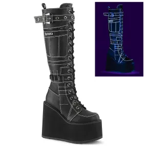 SWING-260 DemoniaCult Black Vegan Leather Sexy Women's Mid-Calf & Knee High Boots (Alternative Footwear) Adidas Tech Response Spikeless 3.0 Golf Shoe