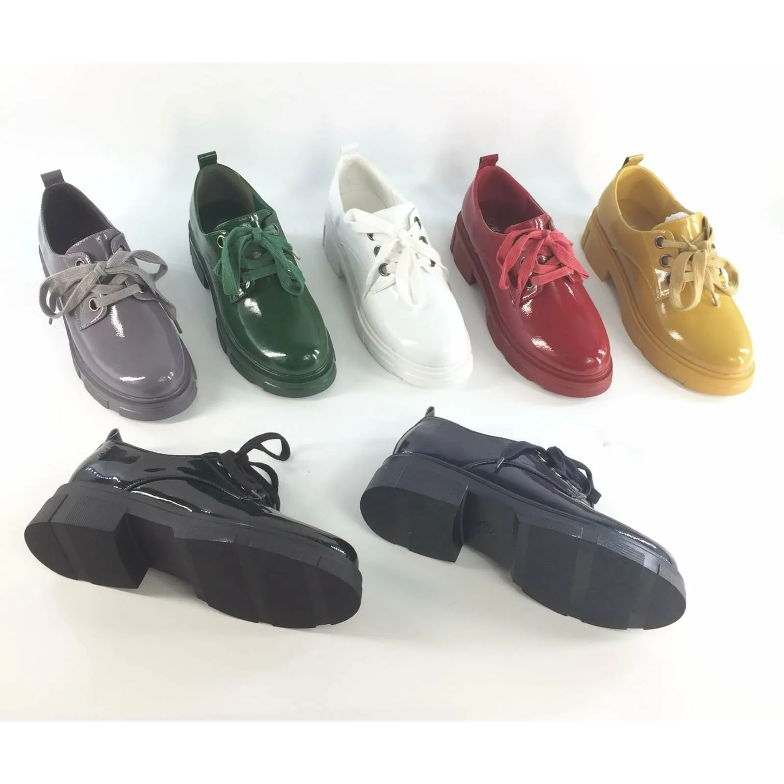 Asics Shoe Simulation Lace up Platform Heel Shoes