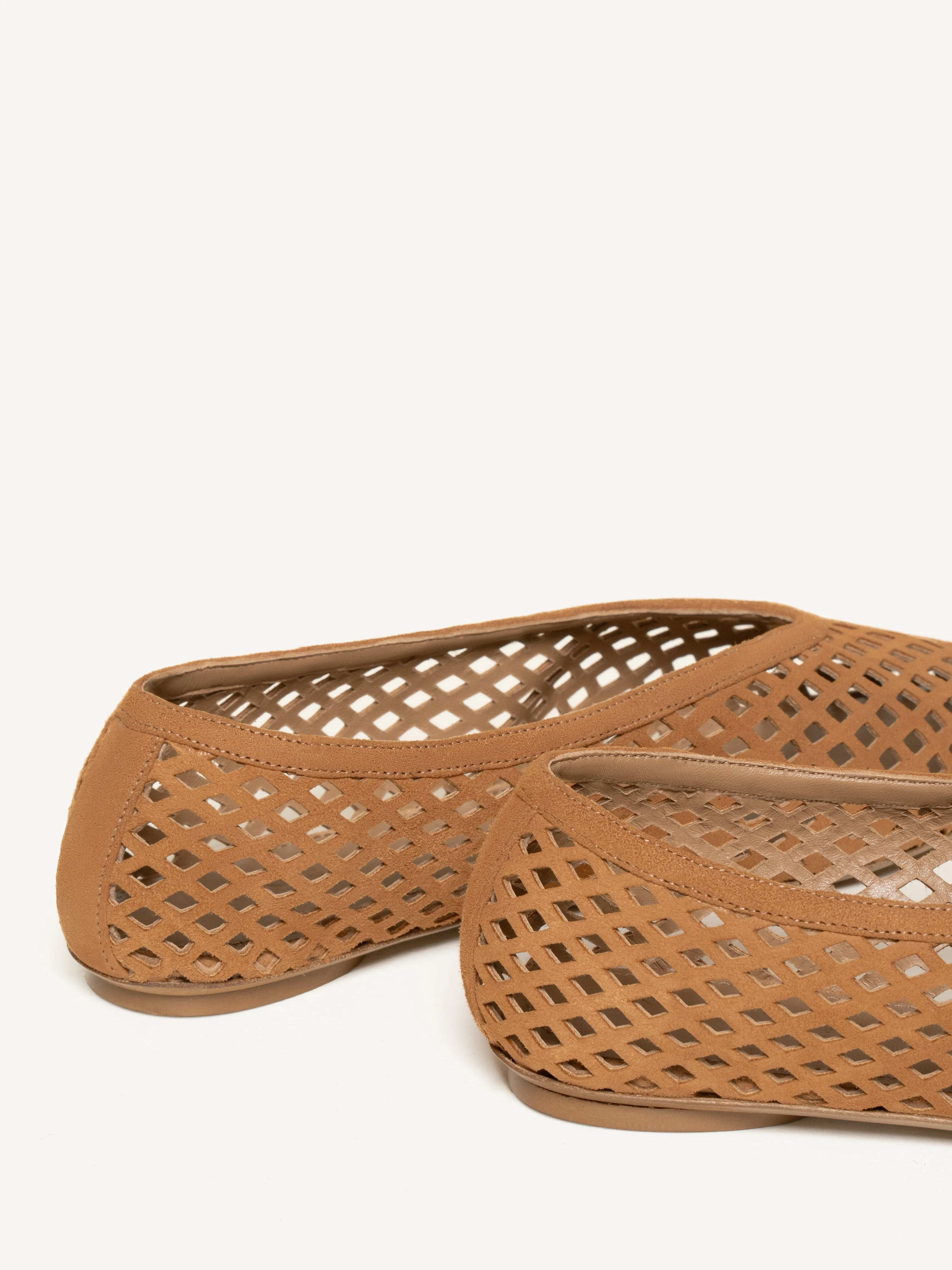 The Ginetta Flat Ballerina Shoes With Strap