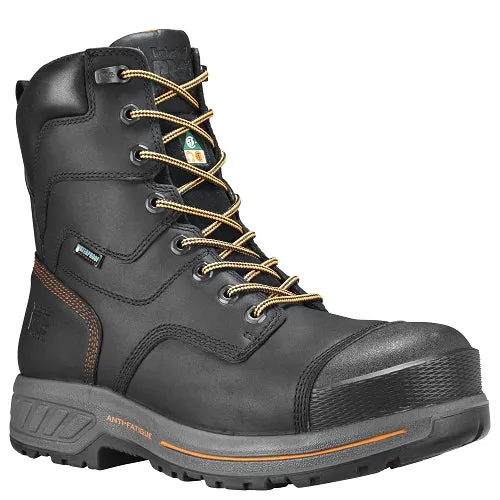 Timberland 8" Endurance Work Boots For Men, Insulated, Antimicrobial, & Waterproof Square Toe Work Boots Waterproof
