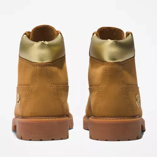 Frye Boots Near Me TIMBERLAND - Juniors boots PREMIUM 6 IN gold
