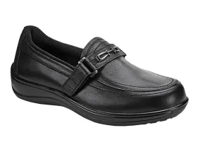 Orthofeet Women - Chelsea - Black Cherry Wood Loafers