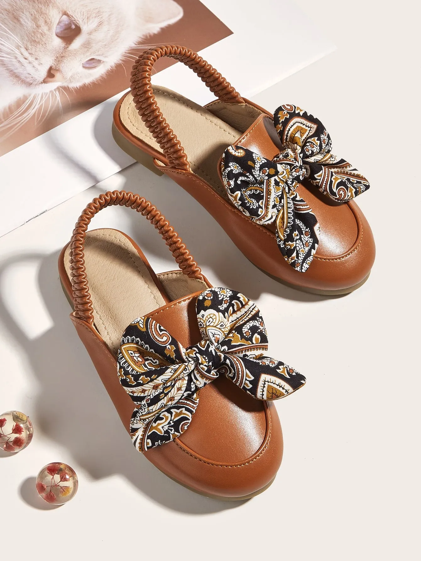 Asics Best Volleyball Shoes Toddler Girls Bow Decor Flat Mules