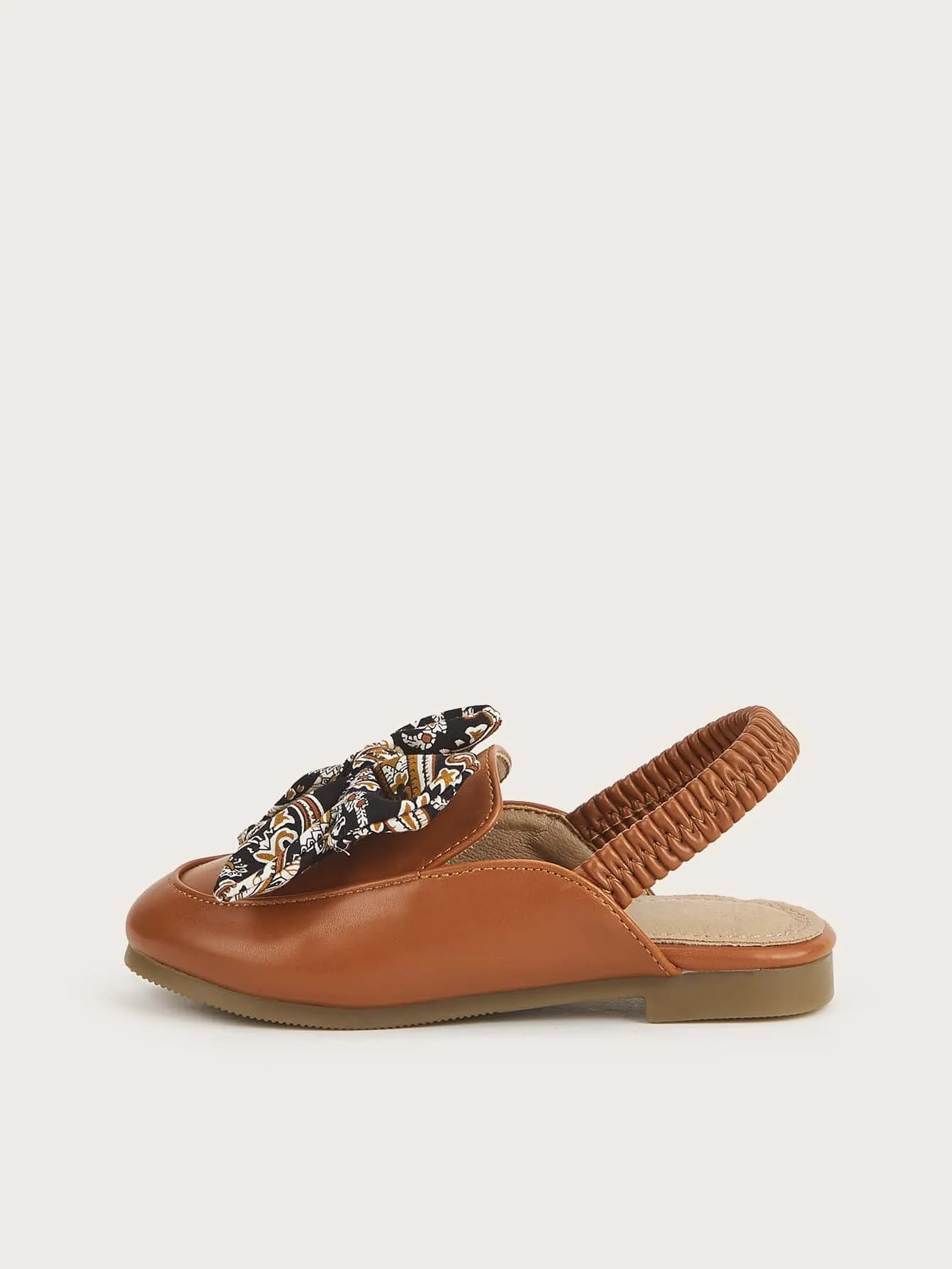 Asics Running Shoes Tokyo Toddler Girls Bow Decor Flat Mules