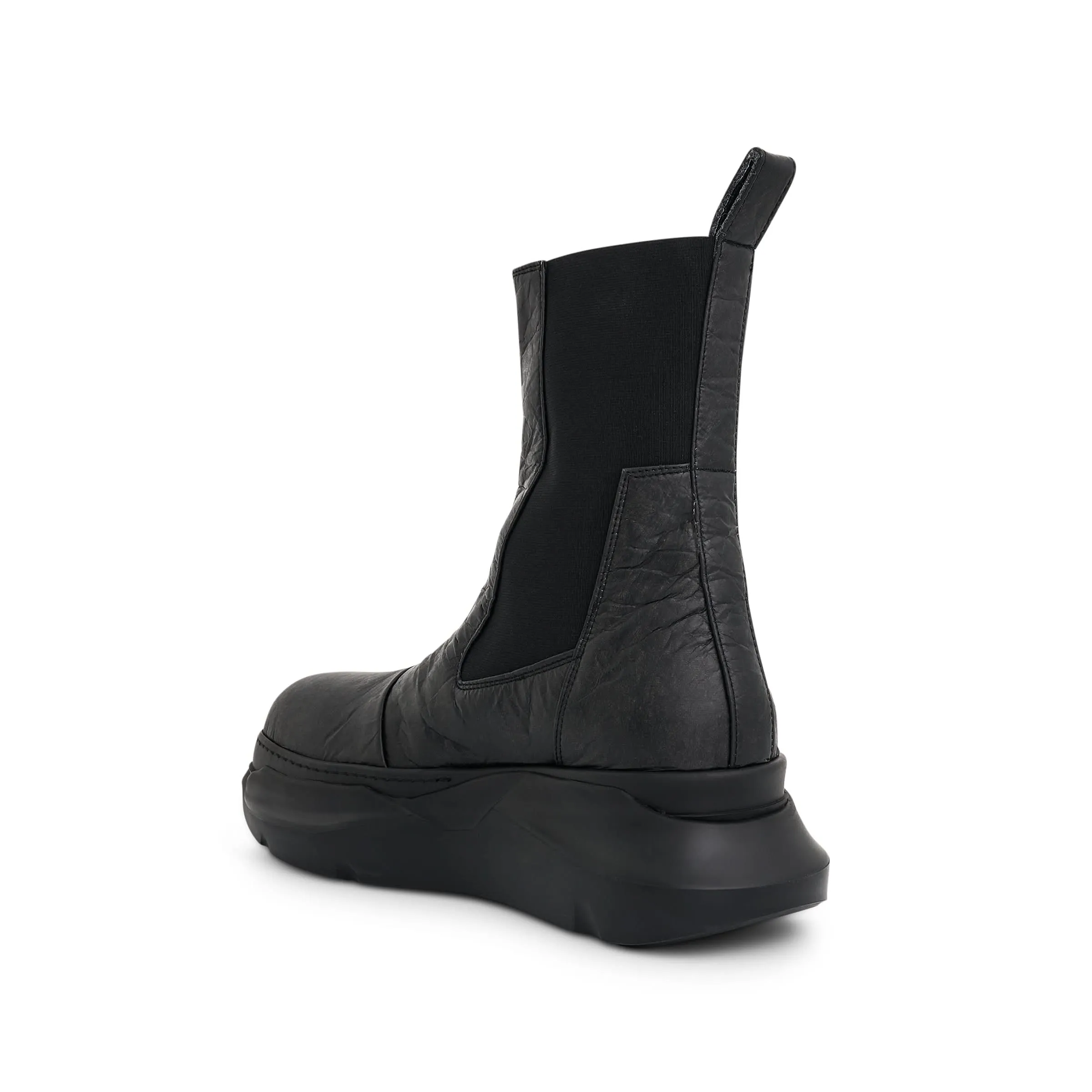 Beatle Abstract Sole Boots in Black/Black Styles Of Boots