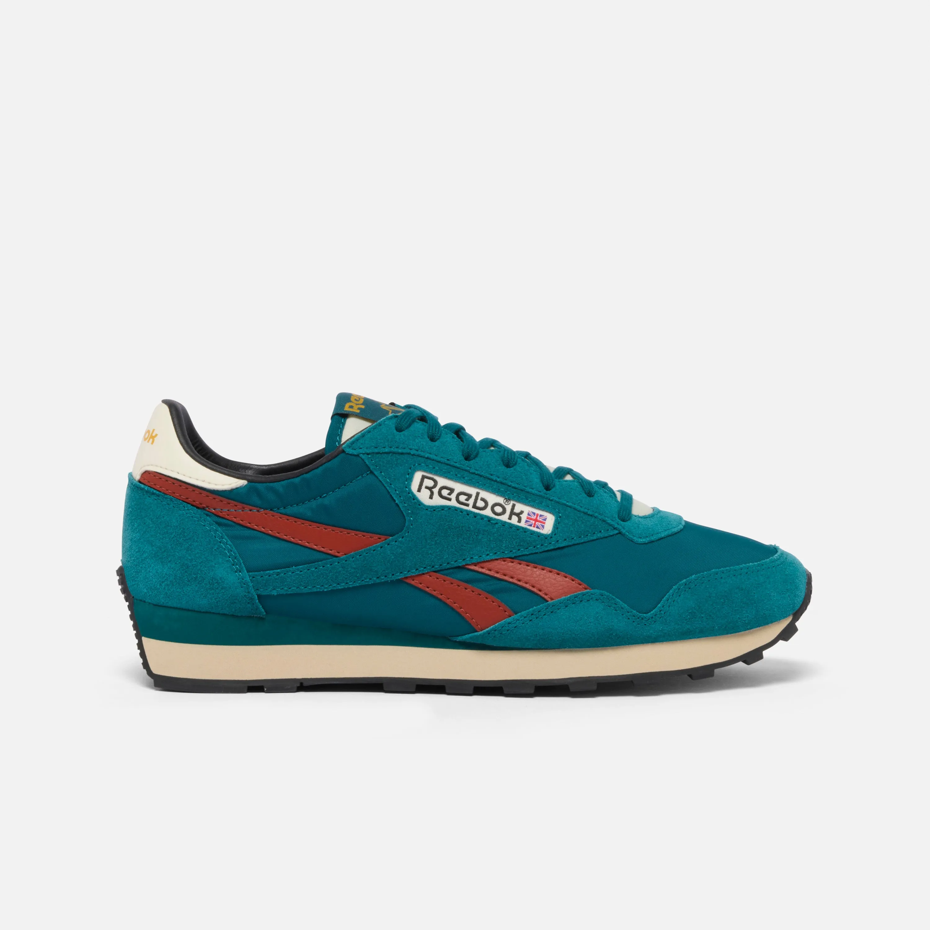 Asics Tennis Shoes Wide Width Aztec Ii Retro Teal/Alabaster/Burnt Red