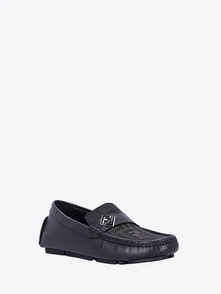 Alden Loafers Ff driver tessuto vitello loafers